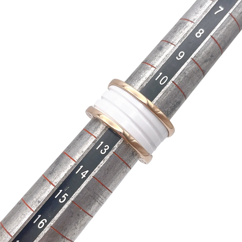 ブルガリ BVLGARI ビーゼロワンリング4バンド(M) ピンクゴールド K18ゴールド 750PG/セラミック ジュエリー