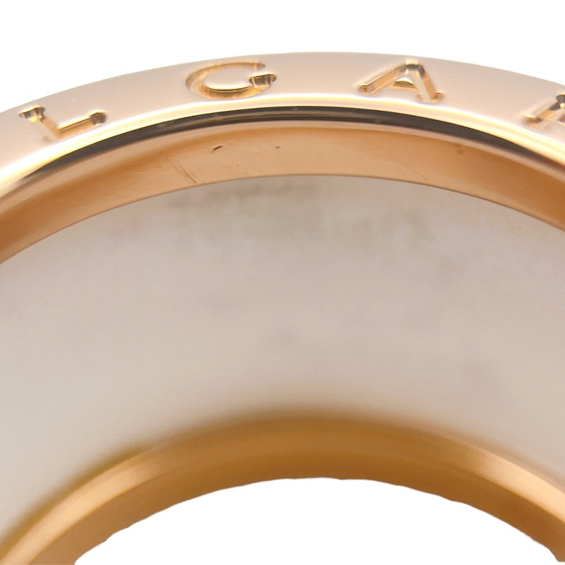 ブルガリ BVLGARI ビーゼロワンリング4バンド(M) ピンクゴールド K18ゴールド 750PG/セラミック ジュエリー