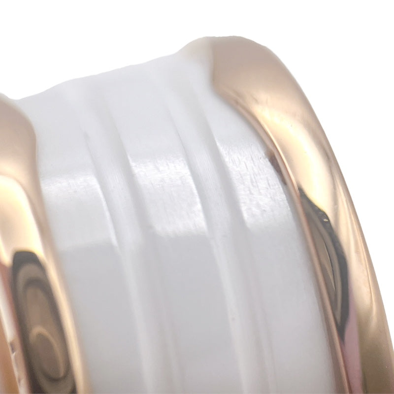 ブルガリ BVLGARI ビーゼロワンリング4バンド(M) ピンクゴールド K18ゴールド 750PG/セラミック ジュエリー