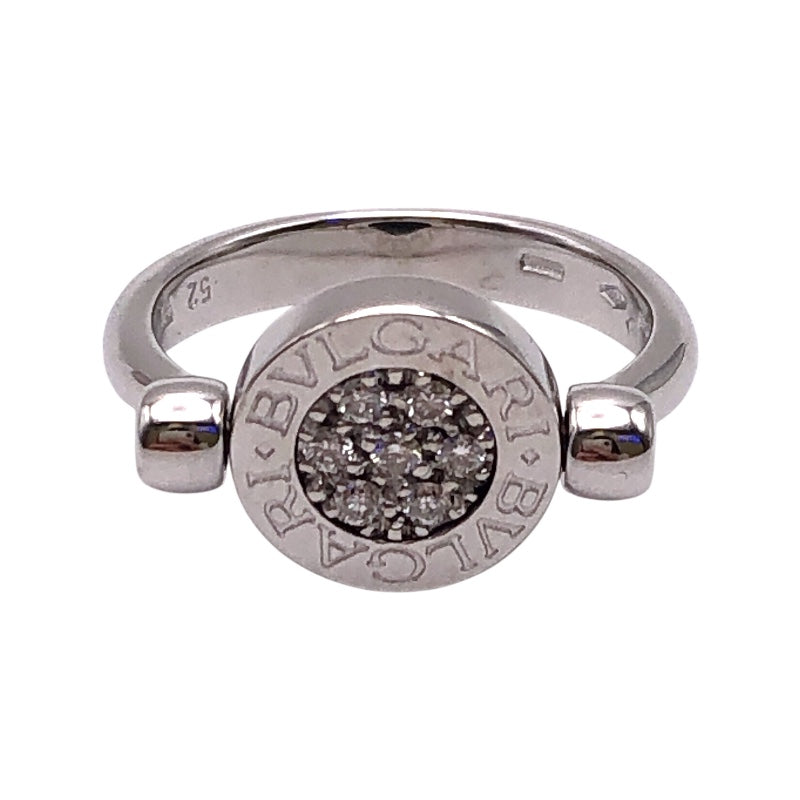 ブルガリ BVLGARI ブルガリブルガリフリップリング ホワイトゴールド 750/オニキス/ダイヤモンド ジュエリー