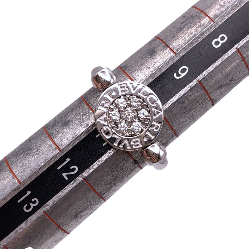 ブルガリ BVLGARI ブルガリブルガリフリップリング ホワイトゴールド 750/オニキス/ダイヤモンド ジュエリー
