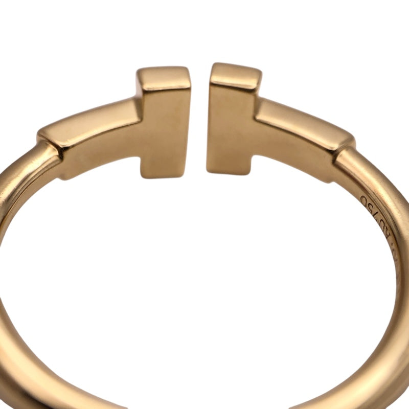 ティファニー TIFFANY＆CO Tワイヤーダイヤリング ゴールド AU750 ジュエリー