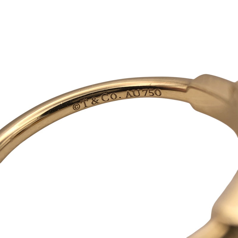 ティファニー TIFFANY＆CO Tワイヤーダイヤリング ゴールド AU750 ジュエリー
