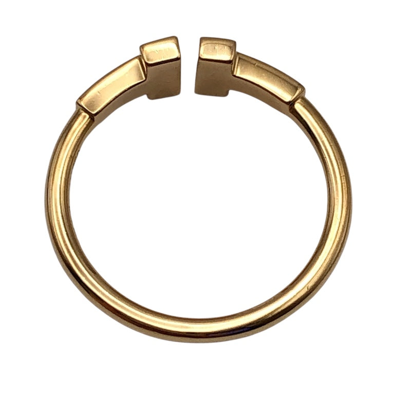 ティファニー TIFFANY＆CO Tワイヤーダイヤリング ゴールド AU750 ジュエリー
