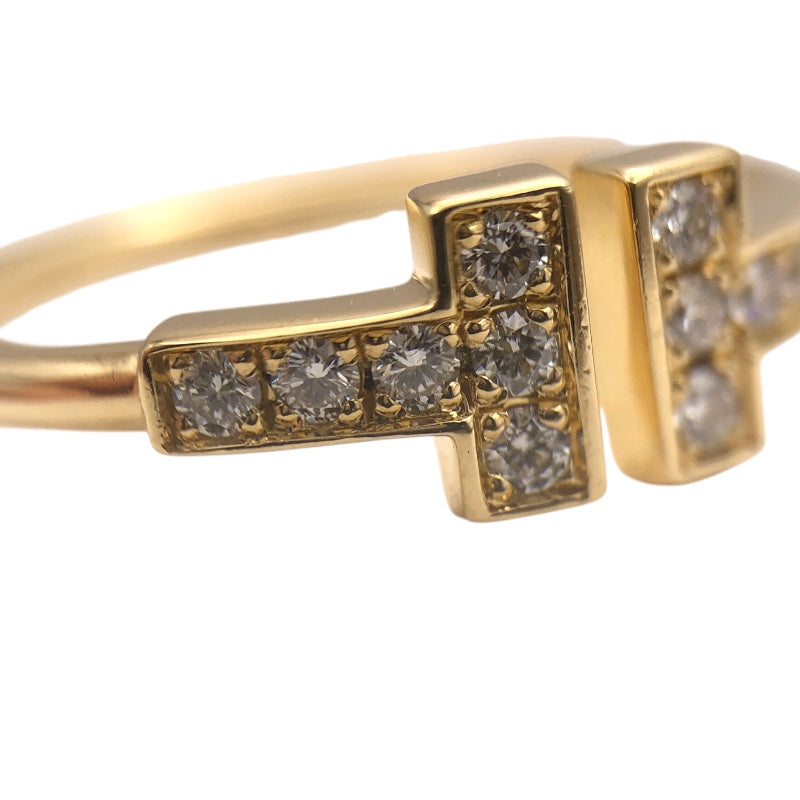 ティファニー TIFFANY＆CO Tワイヤーダイヤリング ゴールド AU750 ジュエリー
