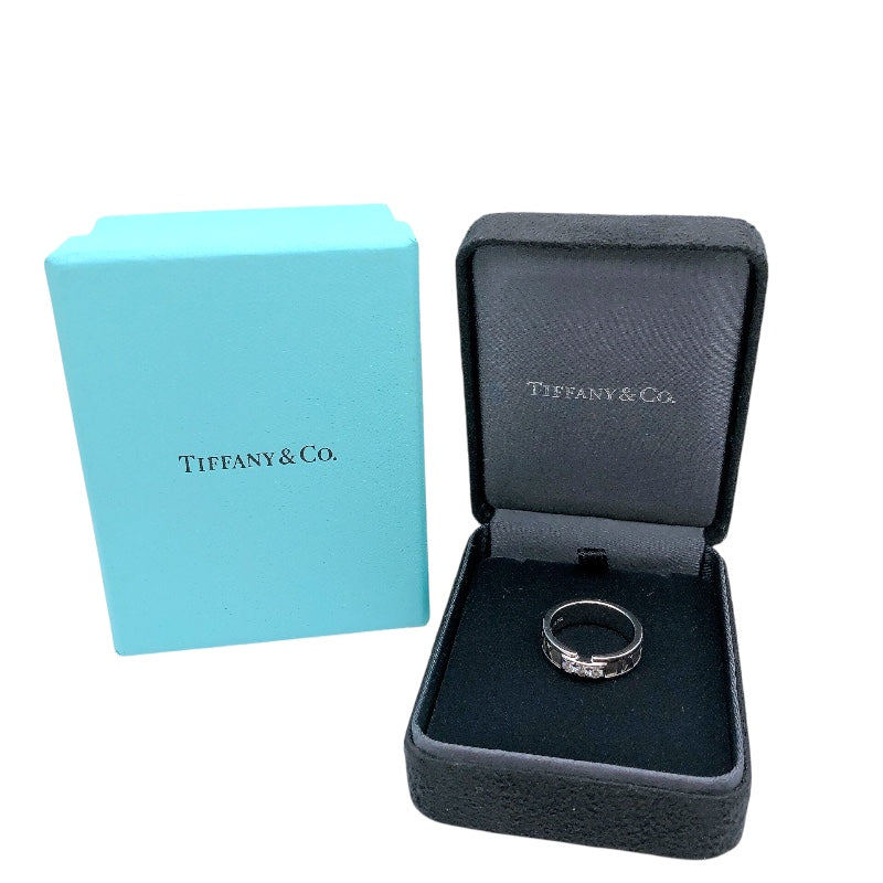 ティファニー TIFFANY＆CO アトラス3Pダイヤリング ホワイトゴールド K18WG ダイヤモンド ジュエリー