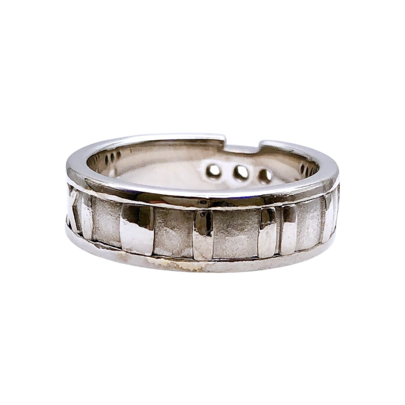 ティファニー TIFFANY＆CO アトラス3Pダイヤリング ホワイトゴールド K18WG ダイヤモンド ジュエリー