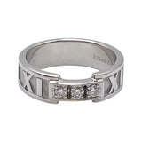 ティファニー TIFFANY＆CO アトラス3Pダイヤリング ホワイトゴールド 750/ダイヤモンド ジュエリー