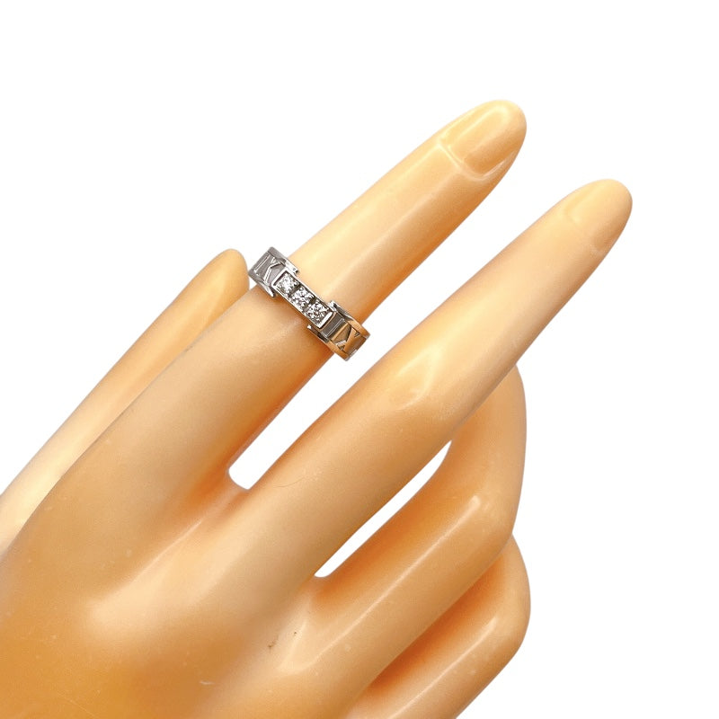 ティファニー TIFFANY＆CO アトラス3Pダイヤリング ホワイトゴールド 750/ダイヤモンド ジュエリー