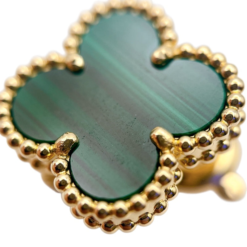 ヴァンクリーフ＆アーペル Van Cleef & Arpels ヴィンテージアルハンブラピアス ゴールド Au750/マラカイト ジュエリー