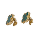ヴァンクリーフ＆アーペル Van Cleef & Arpels ヴィンテージアルハンブラピアス ゴールド Au750/マラカイト ジュエリー