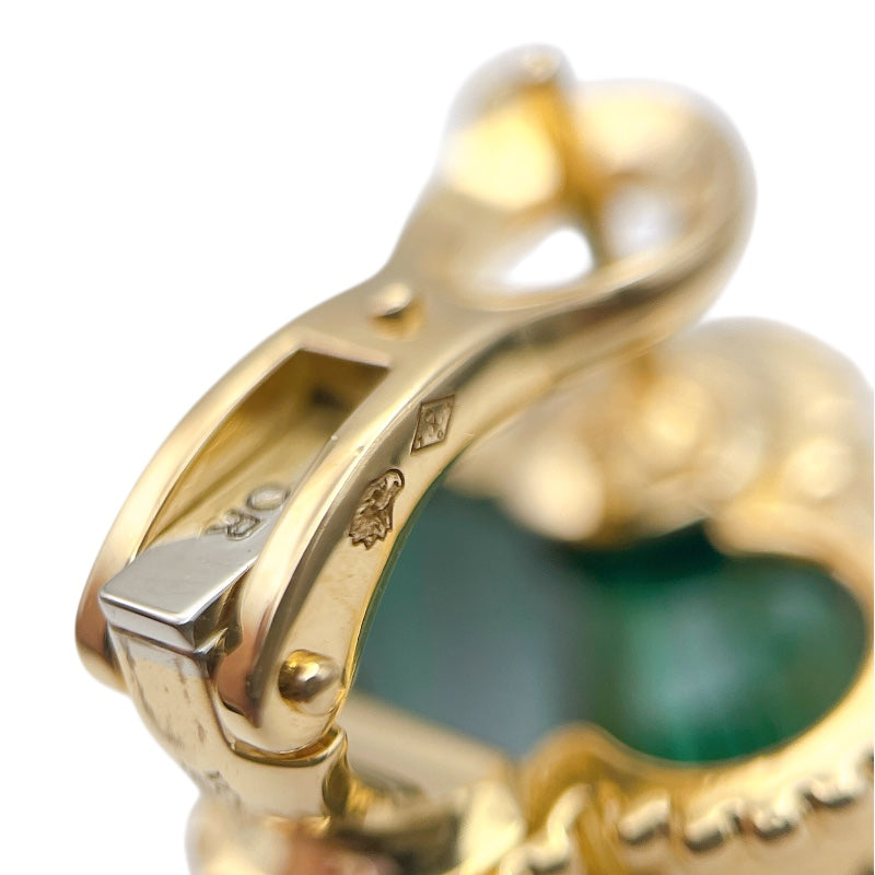 ヴァンクリーフ＆アーペル Van Cleef & Arpels ヴィンテージアルハンブラピアス ゴールド Au750/マラカイト ジュエリー