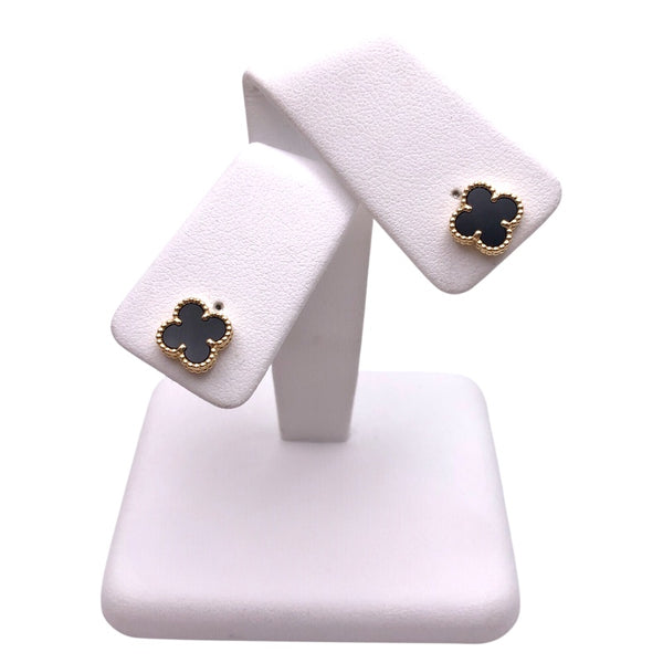 ヴァンクリーフ＆アーペル Van Cleef & Arpels スィートアルハンブラピアス ゴールド Au750/オニキス ジュエリー