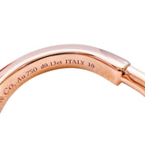 ティファニー TIFFANY＆CO ロックリングパヴェダイヤ ピンクゴールド 750PG ジュエリー