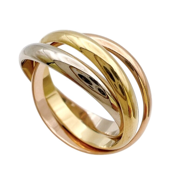 カルティエ Cartier トリニティリングSM スリーゴールド 750YG/PG/WG ジュエリー