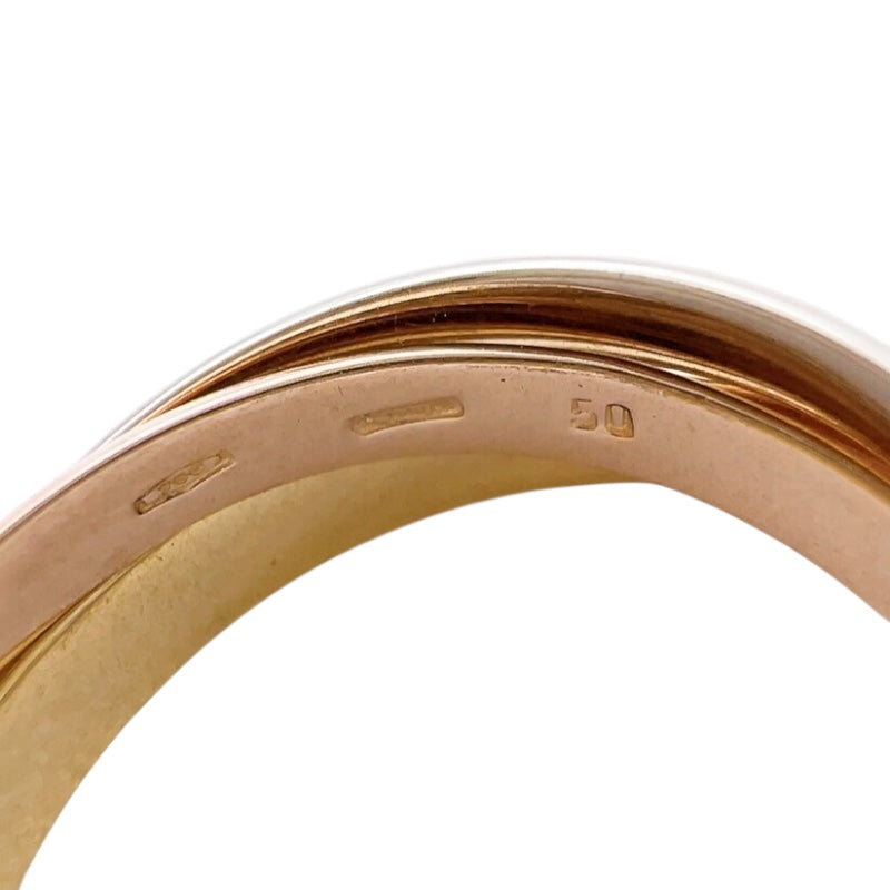 カルティエ Cartier トリニティリングSM スリーゴールド 750YG/PG/WG ジュエリー