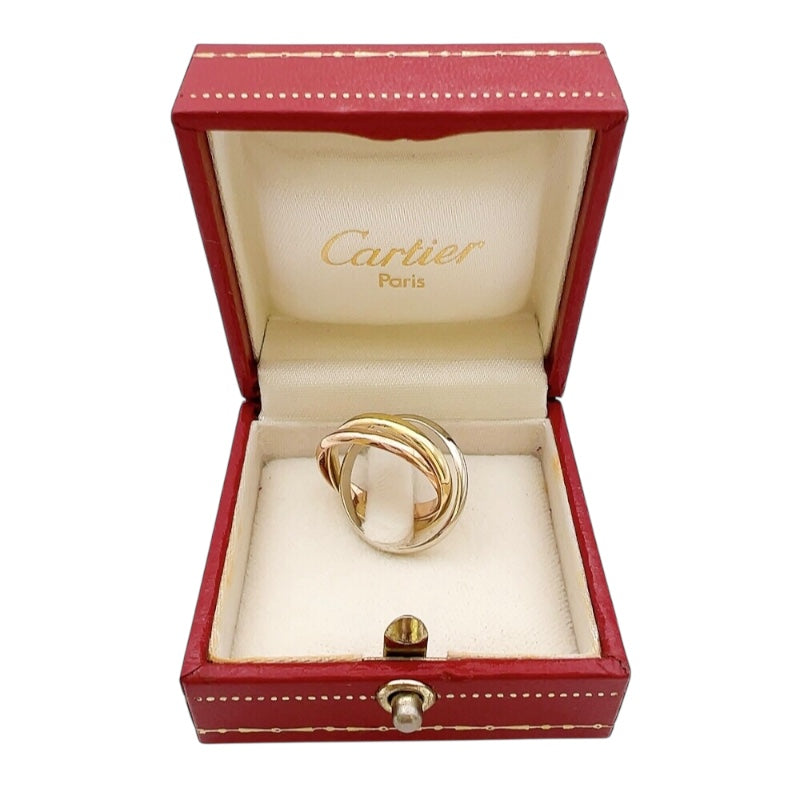 カルティエ Cartier トリニティリングSM スリーゴールド 750YG/PG/WG ジュエリー