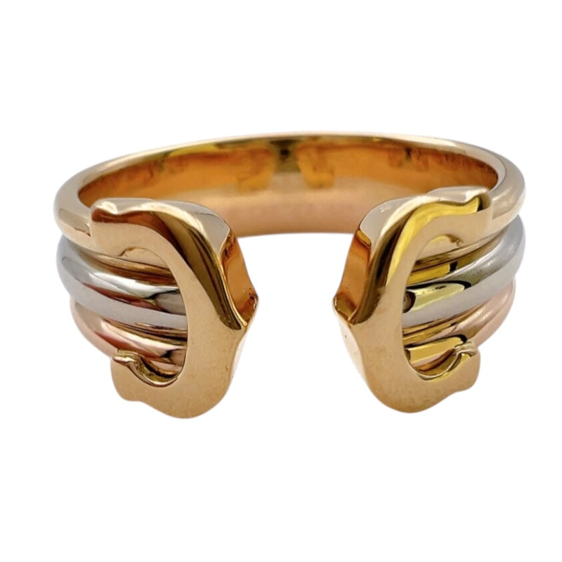 カルティエ Cartier 2Cリング イエローゴールド 750 ジュエリー
