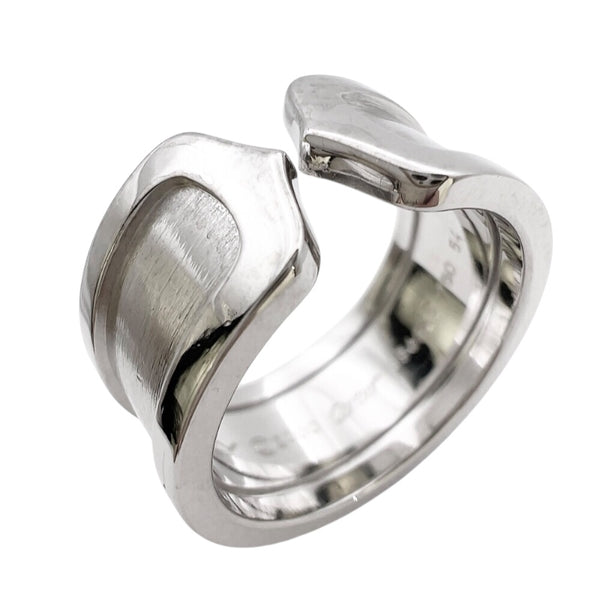 カルティエ Cartier C2リングLM シルバー 750WG ジュエリー