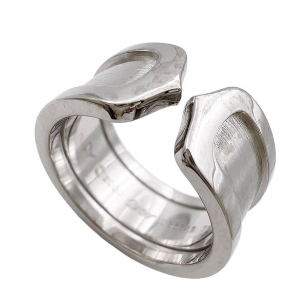 カルティエ Cartier C2リングLM シルバー 750WG ジュエリー