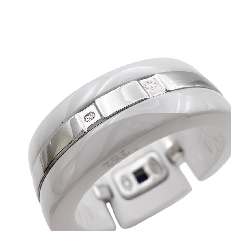 シャネル CHANEL ウルトラコレクションリング ホワイト セラミック/ホワイトゴールド ジュエリー