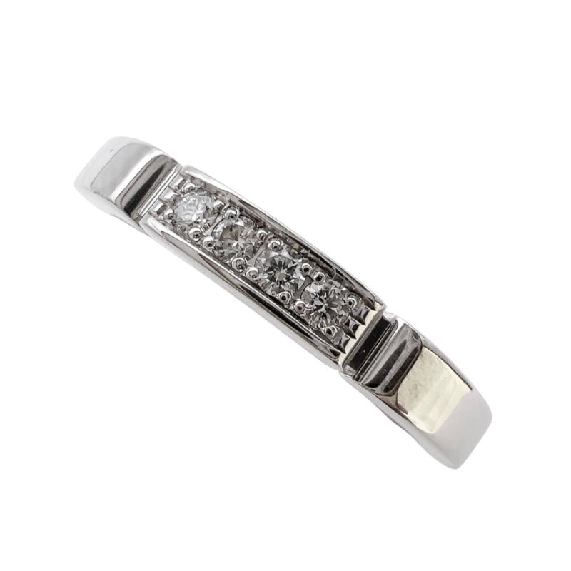 カルティエ Cartier マイヨンパンテールリング1ロウ4PD シルバー 750WG/ダイヤモンド ジュエリー