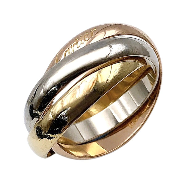 カルティエ Cartier トリニティリング スリーゴールド 750 ジュエリー