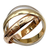 カルティエ Cartier トリニティリング スリーゴールド 750 ジュエリー