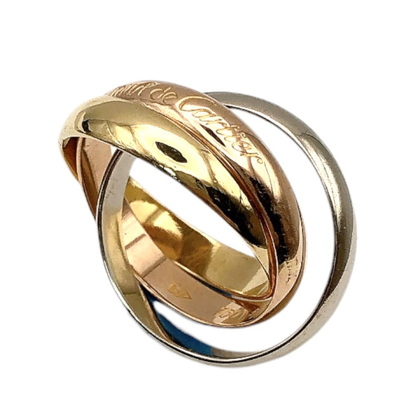 カルティエ Cartier トリニティリング スリーゴールド 750 ジュエリー