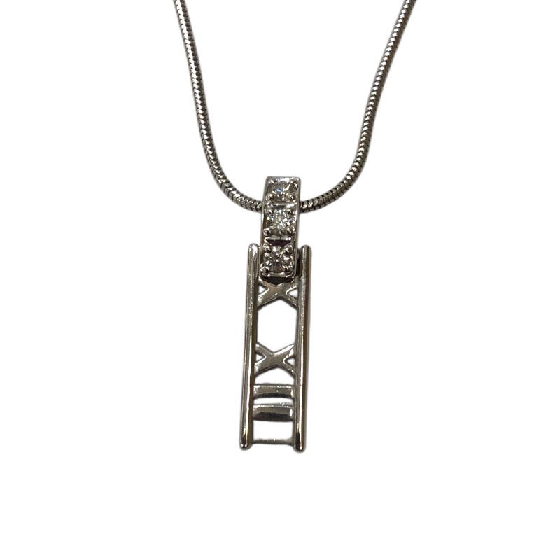 ティファニー TIFFANY＆CO アトラスネックレス ホワイトゴールド 750WG ダイヤモンド ジュエリー