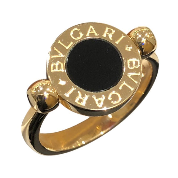 ブルガリ BVLGARI ブルガリブルガリ フリップリング マルチカラー 750/オニキス/サンゴ ジュエリー