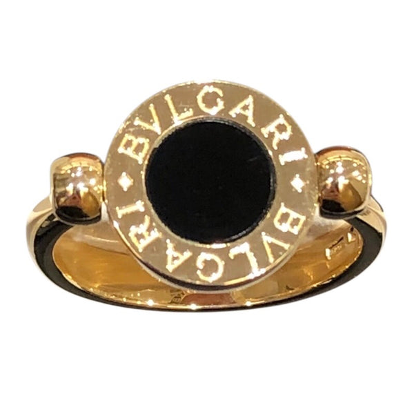 ブルガリ BVLGARI ブルガリブルガリ フリップリング マルチカラー 750/オニキス/サンゴ ジュエリー