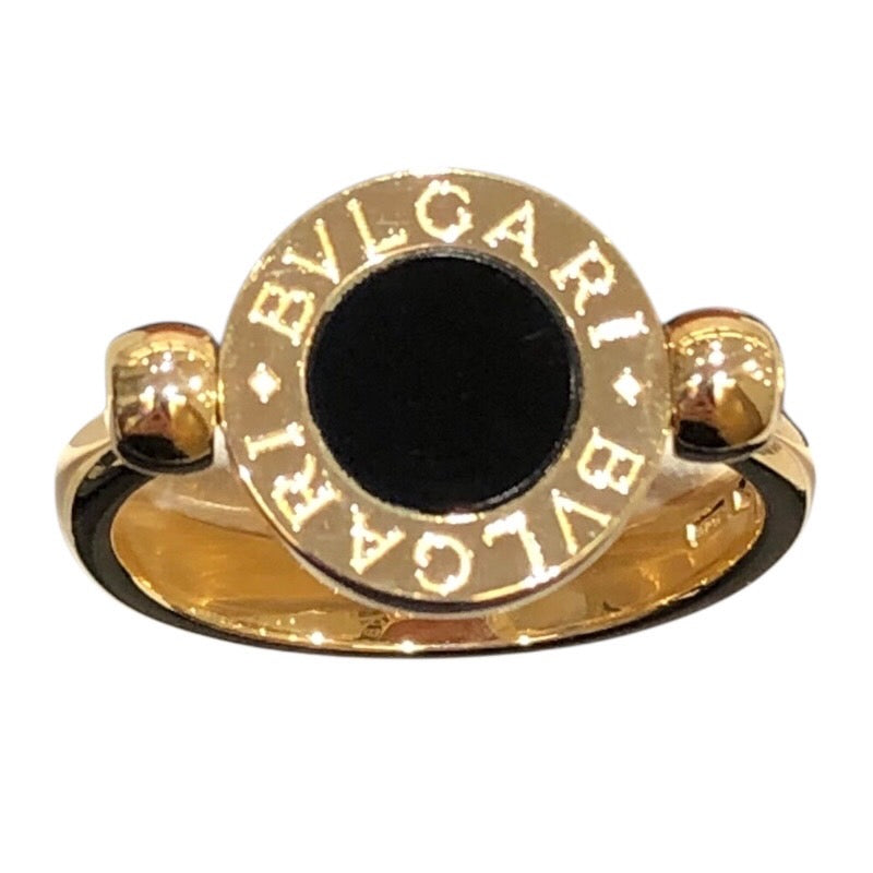 ブルガリ BVLGARI ブルガリブルガリ フリップリング マルチカラー 750/オニキス/サンゴ ジュエリー