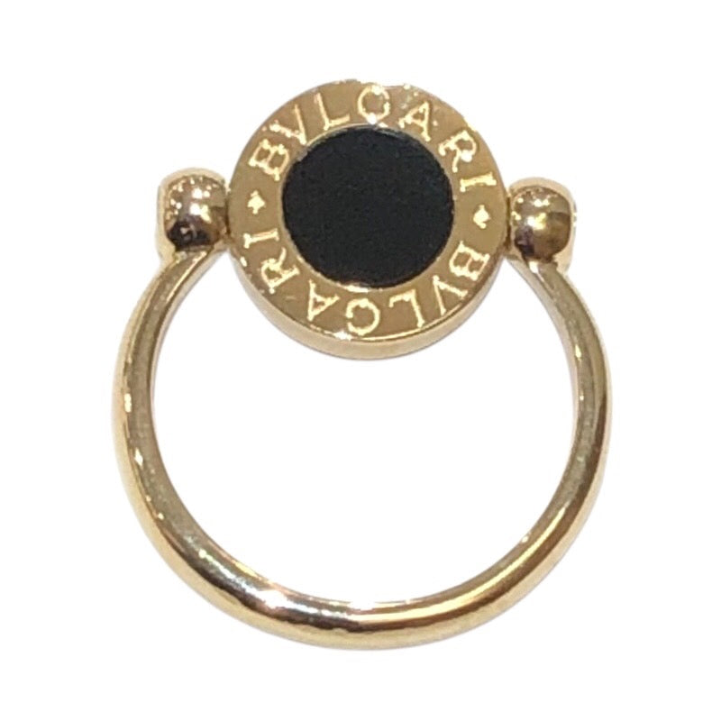 ブルガリ BVLGARI ブルガリブルガリ フリップリング マルチカラー 750/オニキス/サンゴ ジュエリー