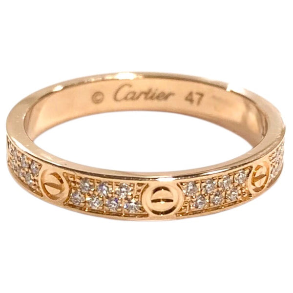 カルティエ Cartier ミニラブリングパヴェダイヤ ゴールド 750PG ジュエリー