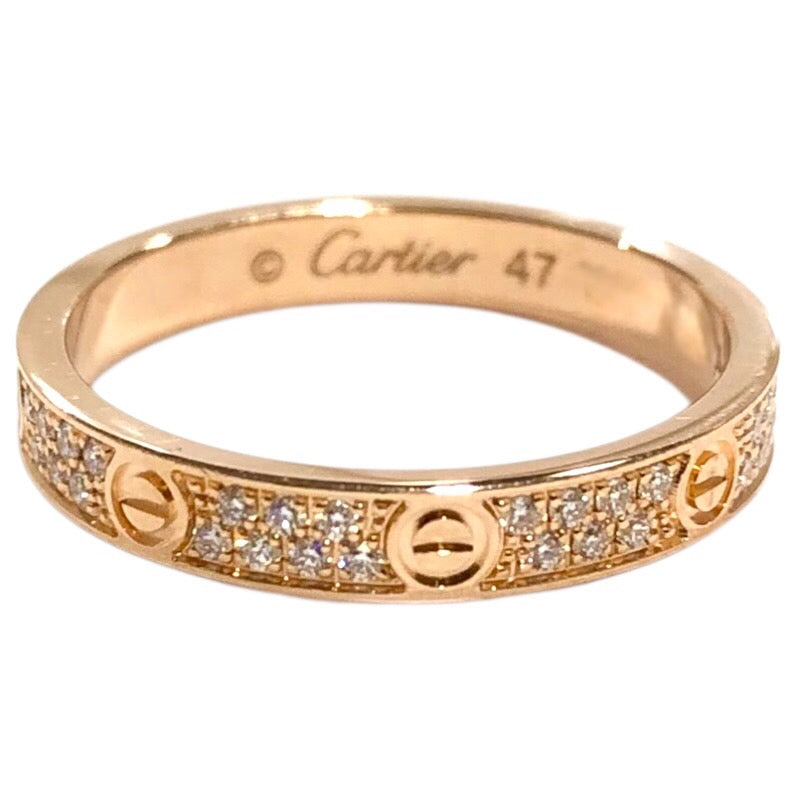 カルティエ Cartier ミニラブリングパヴェダイヤ ゴールド 750PG ジュエリー