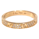 カルティエ Cartier ミニラブリングパヴェダイヤ ゴールド 750PG ジュエリー