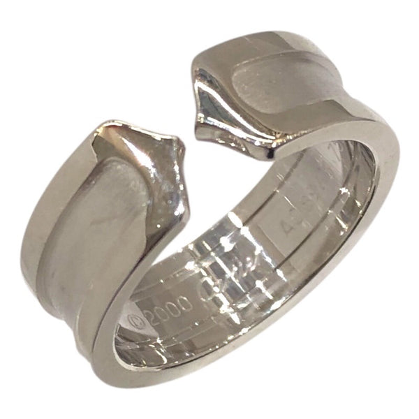 カルティエ Cartier C2リングSM ホワイトゴールド 750WG ジュエリー