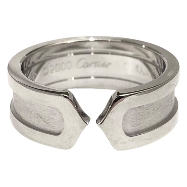 カルティエ Cartier C2リングSM ホワイトゴールド 750WG ジュエリー