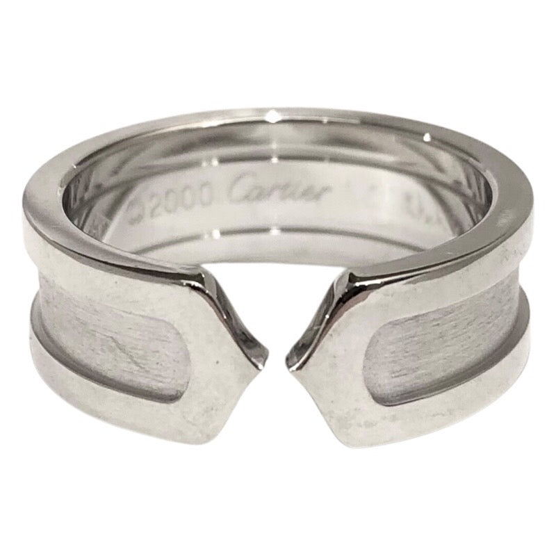 カルティエ Cartier C2リングSM ホワイトゴールド 750WG ジュエリー
