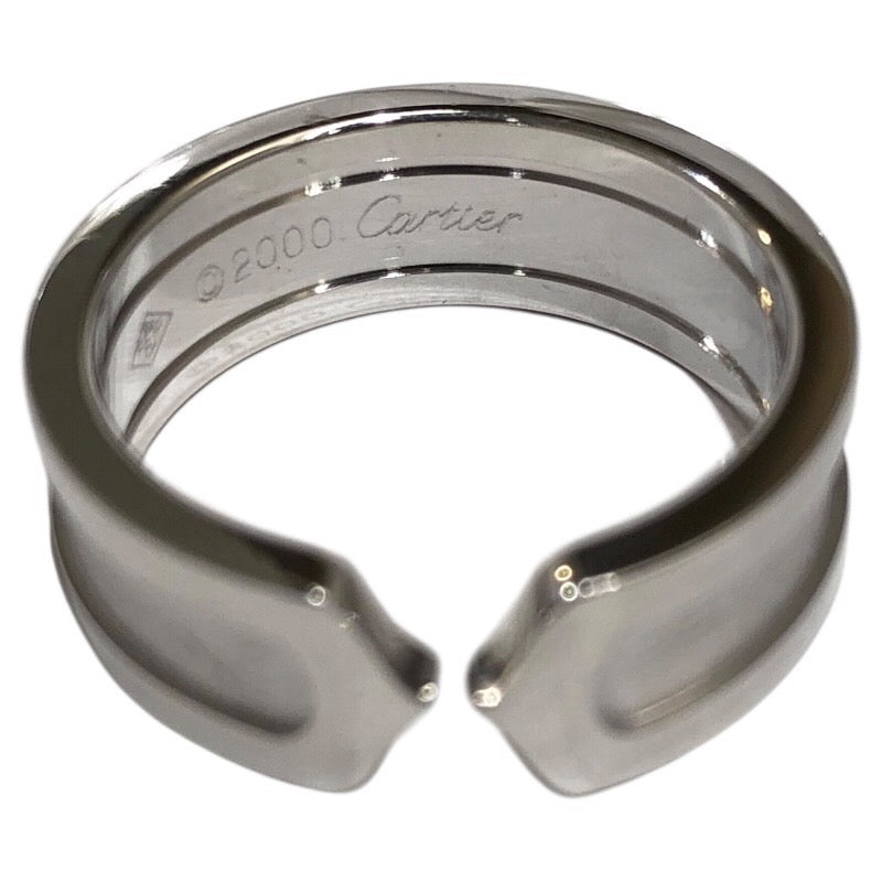 カルティエ Cartier C2リングSM ホワイトゴールド 750WG ジュエリー