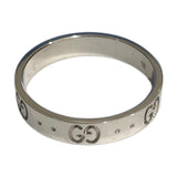 グッチ GUCCI アイコンリング ホワイトゴールド 750WG ジュエリー