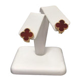 ヴァンクリーフ＆アーペル Van Cleef & Arpels ヴィンテージアルハンブラピアス レッド/ゴールド Au750 ジュエリー