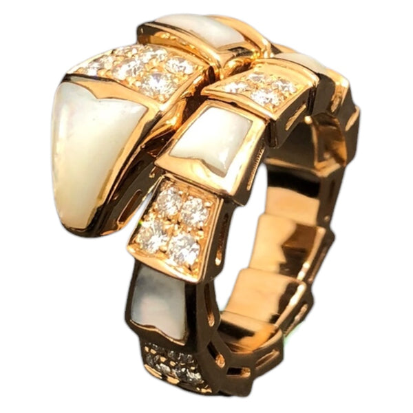 ブルガリ BVLGARI セルペンティヴァイパーリング ゴールド 750PG ジュエリー