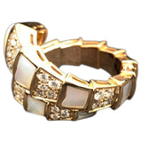 ブルガリ BVLGARI セルペンティヴァイパーリング ゴールド 750PG ジュエリー