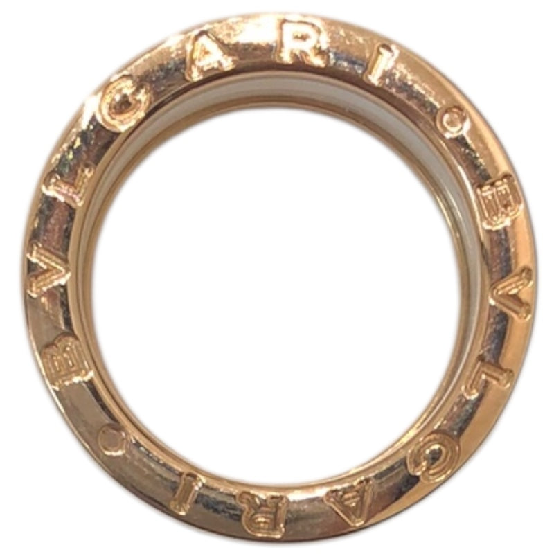 ブルガリ BVLGARI ビーゼロワンリング 4リング(M) ホワイト 750PG×ホワイトセラミック ジュエリー