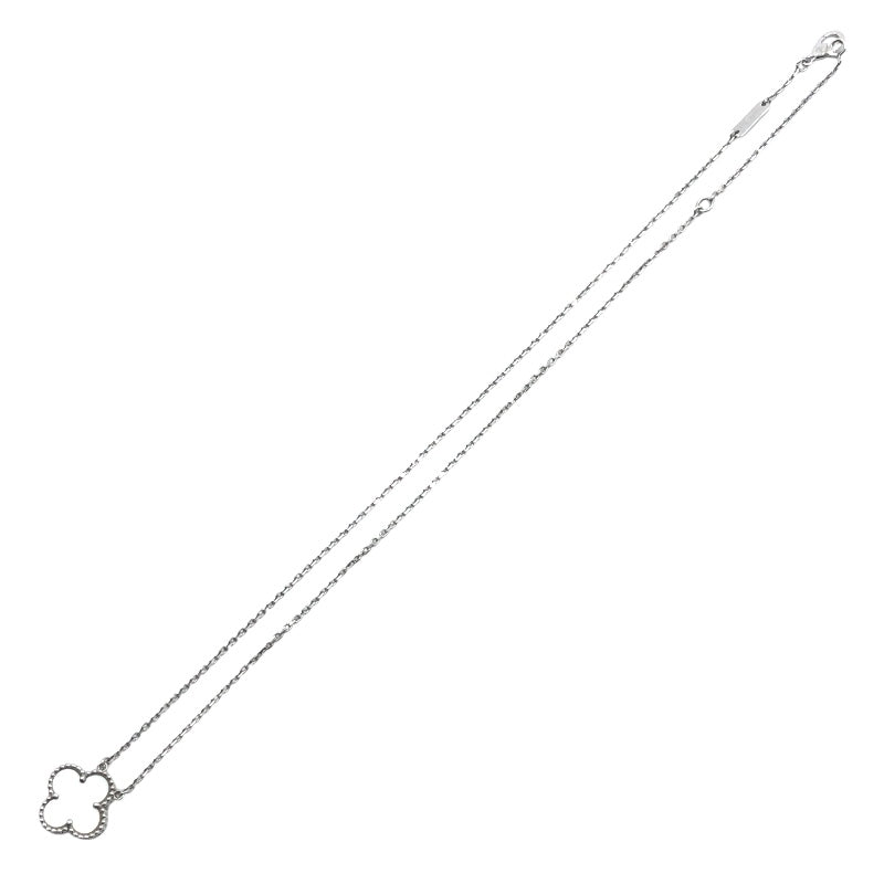 ヴァンクリーフ＆アーペル Van Cleef & Arpels ヴィンテージアルハンブラネックレス ホワイトゴールド 750WG・MOP ジュエリー