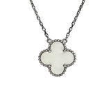 ヴァンクリーフ＆アーペル Van Cleef & Arpels ヴィンテージアルハンブラネックレス ホワイトゴールド 750WG・MOP ジュエリー
