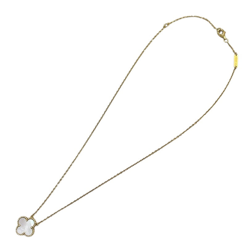 ヴァンクリーフ＆アーペル Van Cleef & Arpels ヴィンテージアルハンブラネックレス K18YG/ホワイトシェル ジュエリー