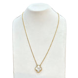 ヴァンクリーフ＆アーペル Van Cleef & Arpels ヴィンテージアルハンブラネックレス K18YG/ホワイトシェル ジュエリー